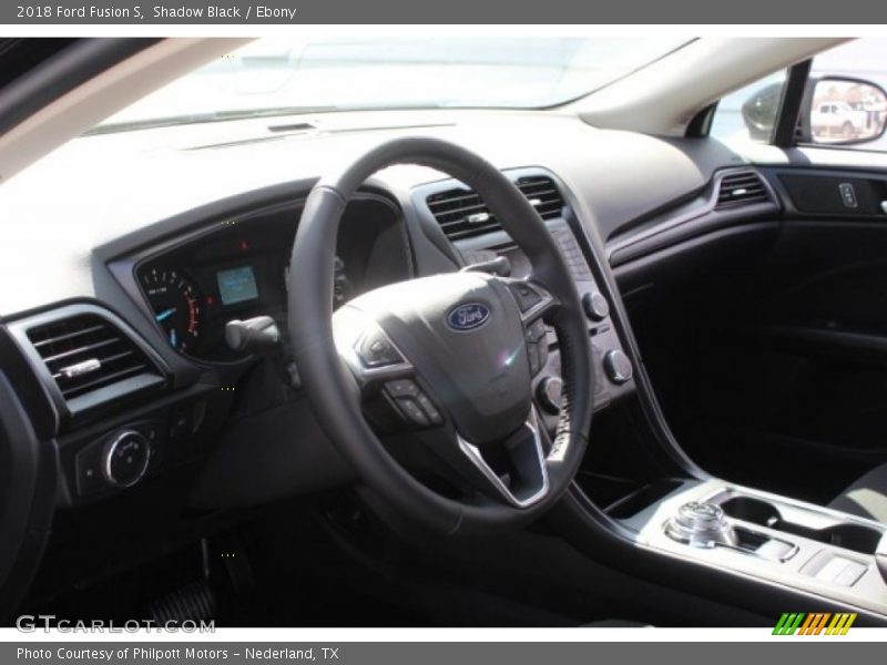 Shadow Black / Ebony 2018 Ford Fusion S