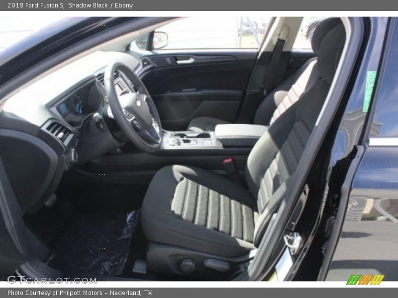 Shadow Black / Ebony 2018 Ford Fusion S