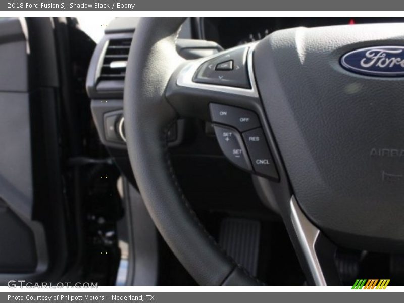Shadow Black / Ebony 2018 Ford Fusion S