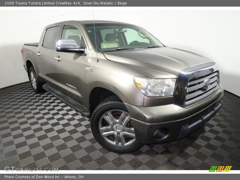 Silver Sky Metallic / Beige 2008 Toyota Tundra Limited CrewMax 4x4