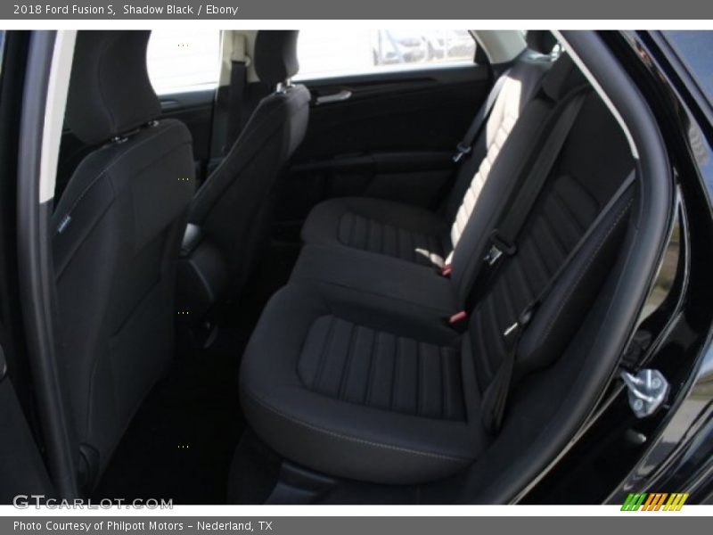 Shadow Black / Ebony 2018 Ford Fusion S