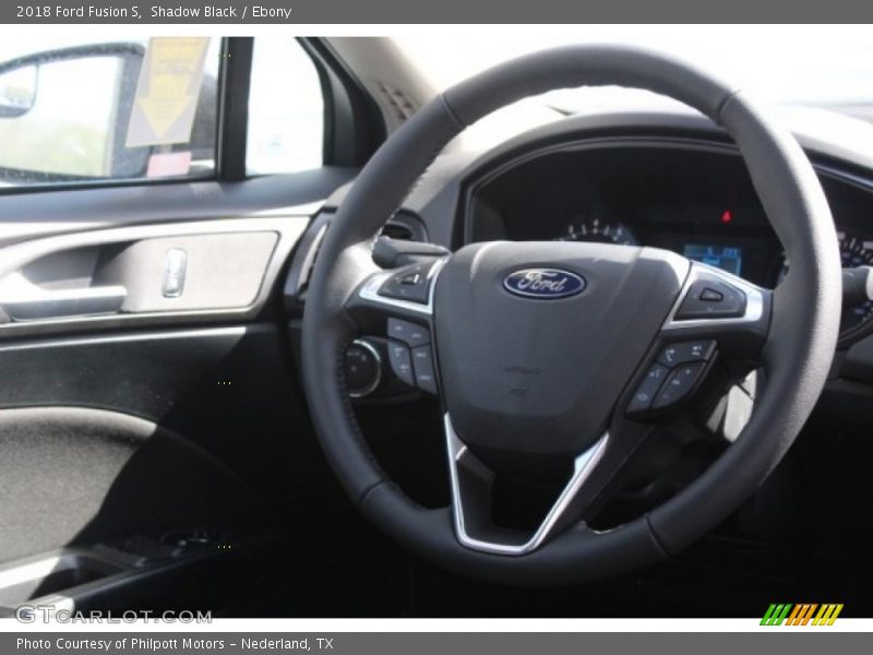 Shadow Black / Ebony 2018 Ford Fusion S