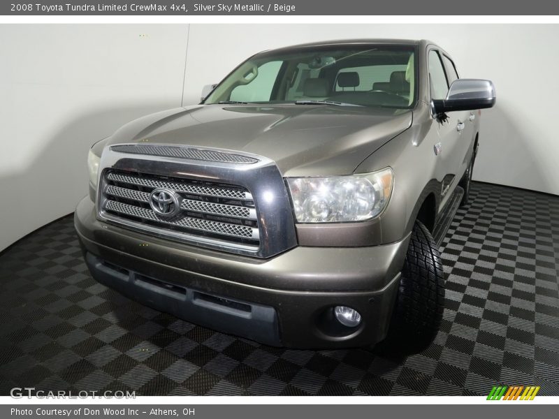 Silver Sky Metallic / Beige 2008 Toyota Tundra Limited CrewMax 4x4