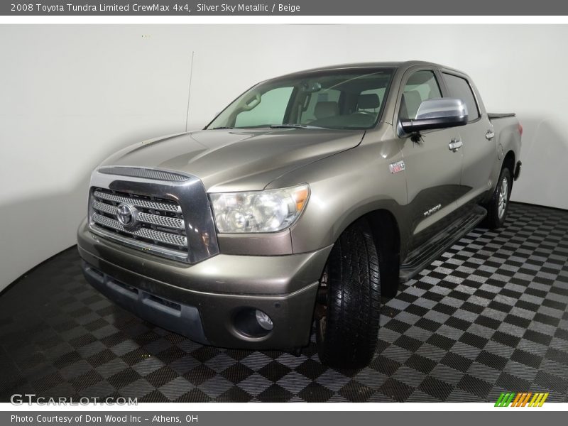 Silver Sky Metallic / Beige 2008 Toyota Tundra Limited CrewMax 4x4