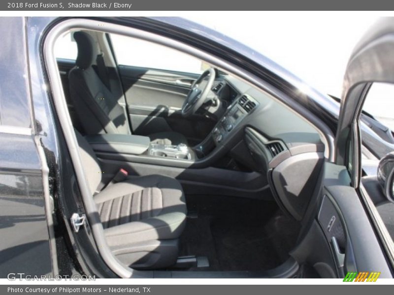 Shadow Black / Ebony 2018 Ford Fusion S