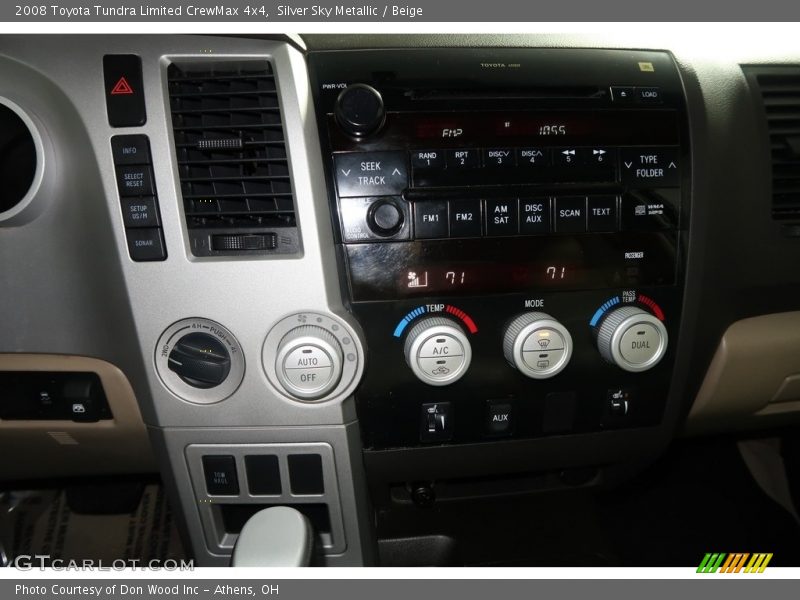 Silver Sky Metallic / Beige 2008 Toyota Tundra Limited CrewMax 4x4