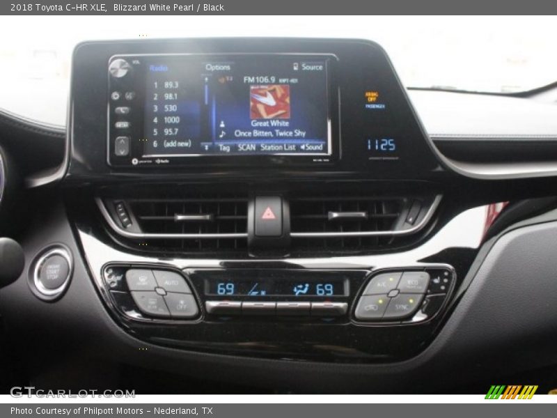Blizzard White Pearl / Black 2018 Toyota C-HR XLE