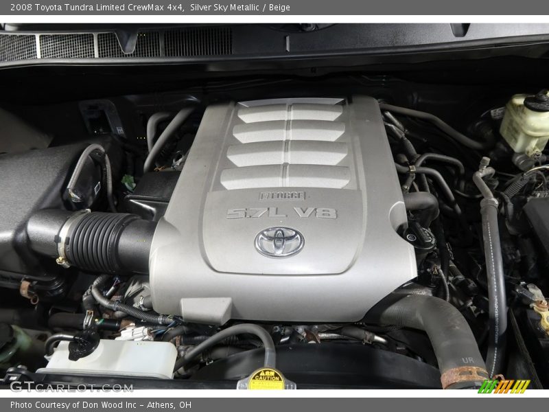 Silver Sky Metallic / Beige 2008 Toyota Tundra Limited CrewMax 4x4