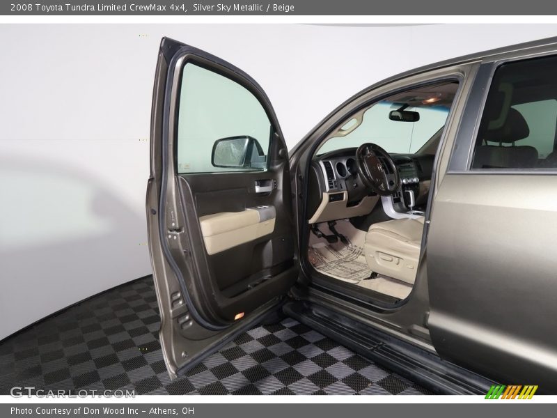 Silver Sky Metallic / Beige 2008 Toyota Tundra Limited CrewMax 4x4