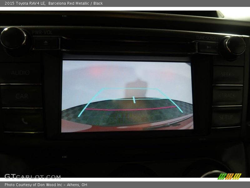 Barcelona Red Metallic / Black 2015 Toyota RAV4 LE