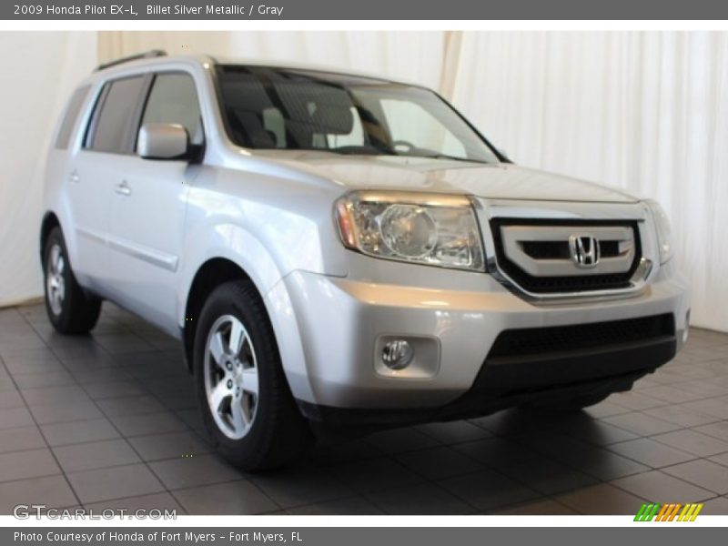 Billet Silver Metallic / Gray 2009 Honda Pilot EX-L