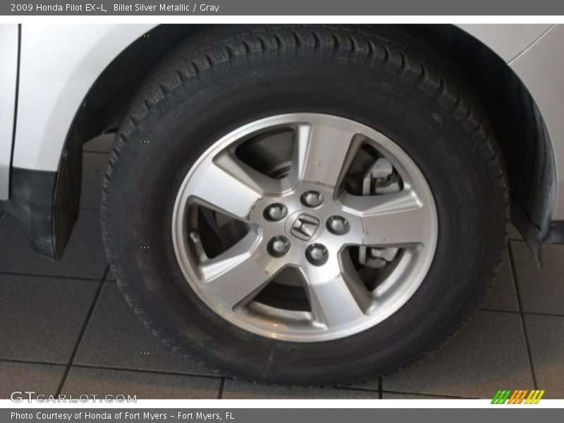 Billet Silver Metallic / Gray 2009 Honda Pilot EX-L