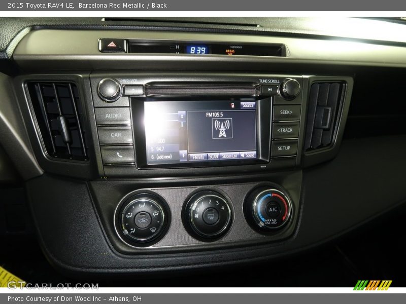 Barcelona Red Metallic / Black 2015 Toyota RAV4 LE