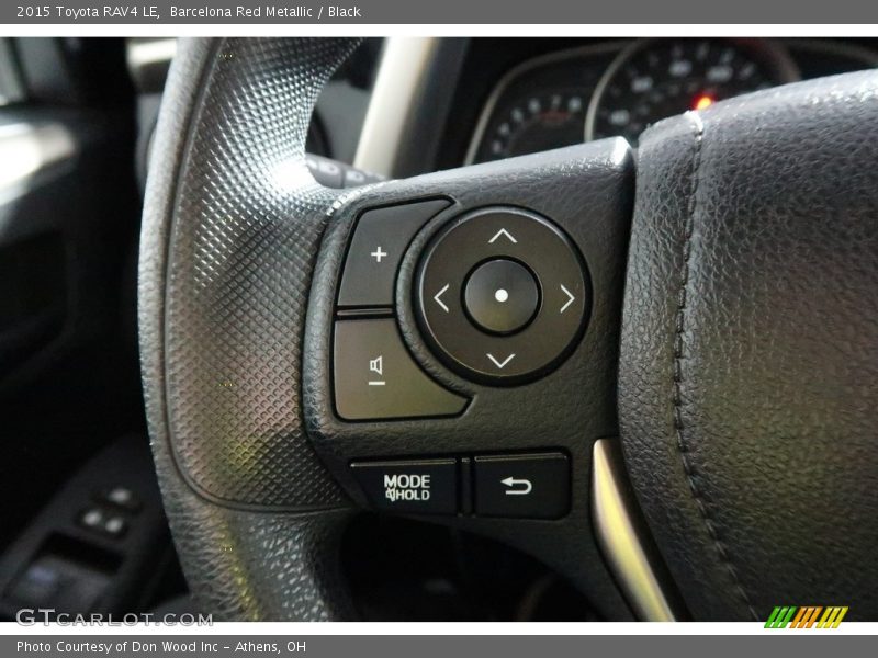 Barcelona Red Metallic / Black 2015 Toyota RAV4 LE