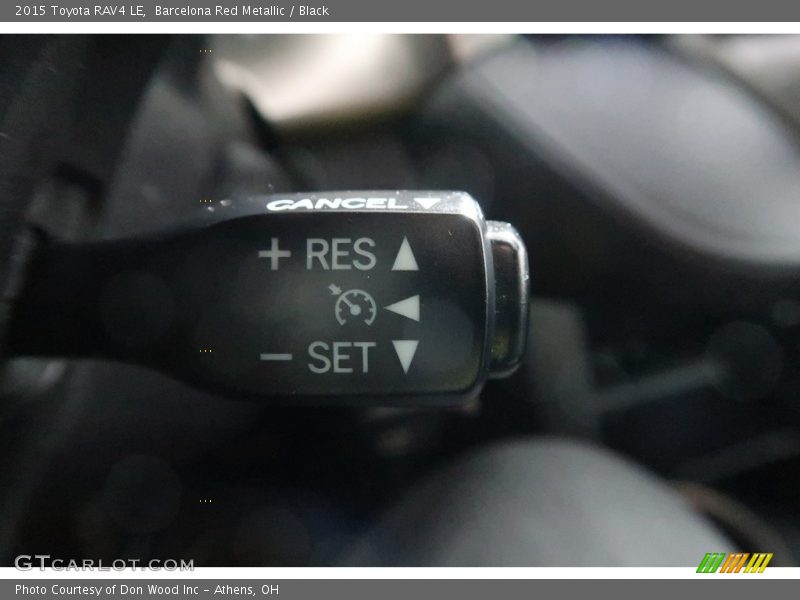 Barcelona Red Metallic / Black 2015 Toyota RAV4 LE