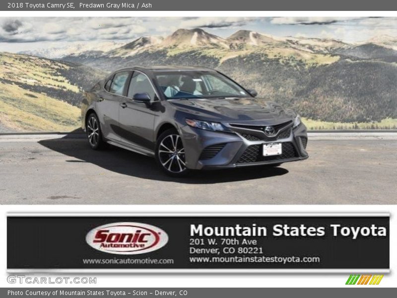 Predawn Gray Mica / Ash 2018 Toyota Camry SE