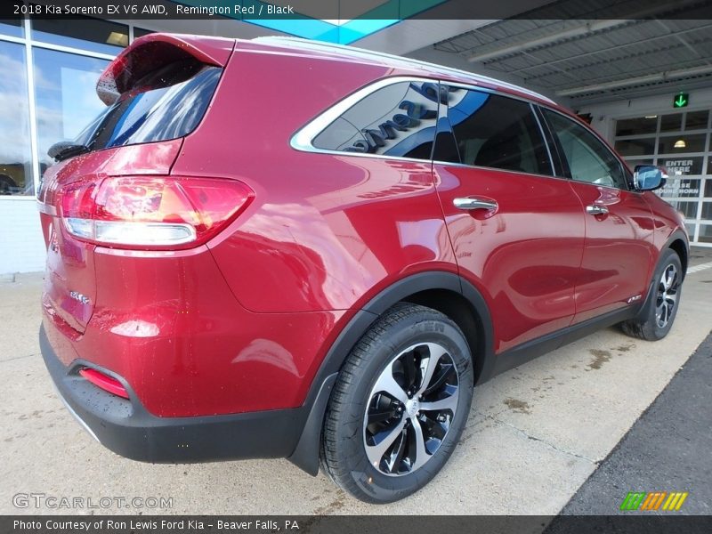 Remington Red / Black 2018 Kia Sorento EX V6 AWD