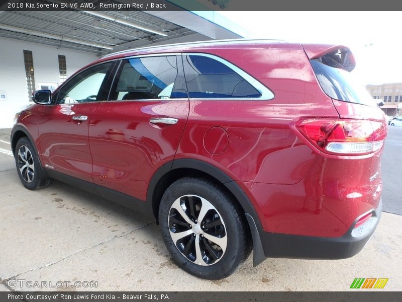 Remington Red / Black 2018 Kia Sorento EX V6 AWD