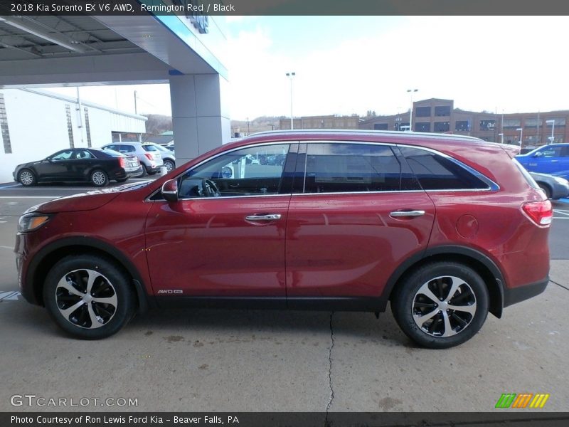 Remington Red / Black 2018 Kia Sorento EX V6 AWD