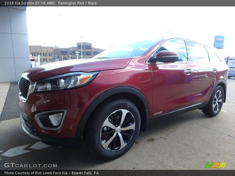 Remington Red / Black 2018 Kia Sorento EX V6 AWD