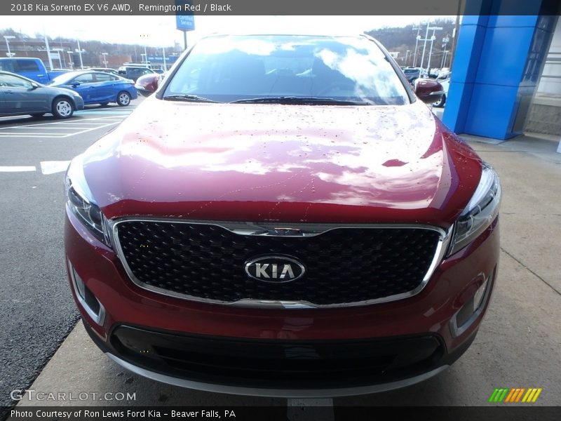 Remington Red / Black 2018 Kia Sorento EX V6 AWD
