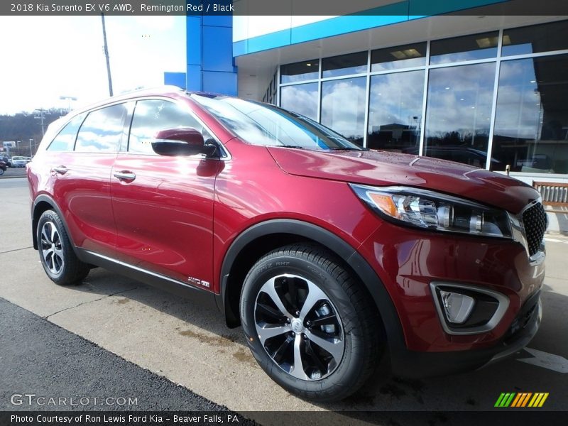 Remington Red / Black 2018 Kia Sorento EX V6 AWD