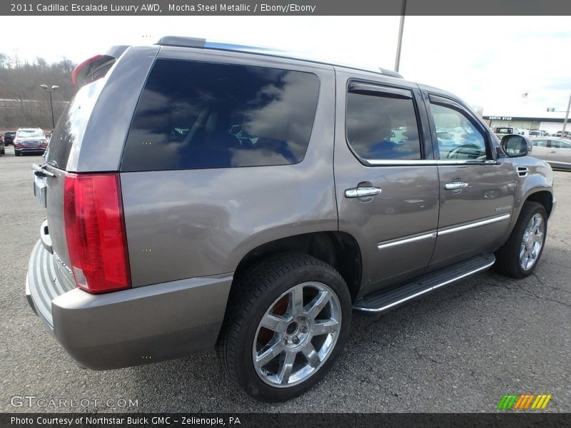 Mocha Steel Metallic / Ebony/Ebony 2011 Cadillac Escalade Luxury AWD