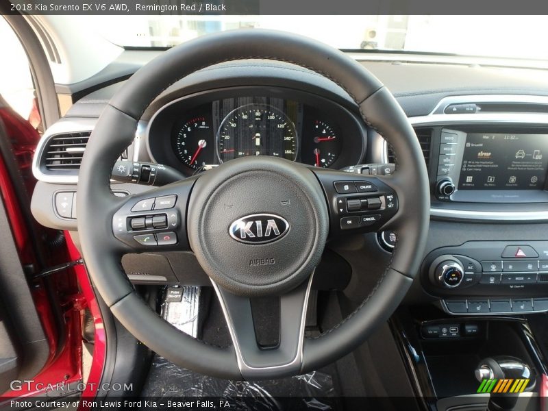 Remington Red / Black 2018 Kia Sorento EX V6 AWD