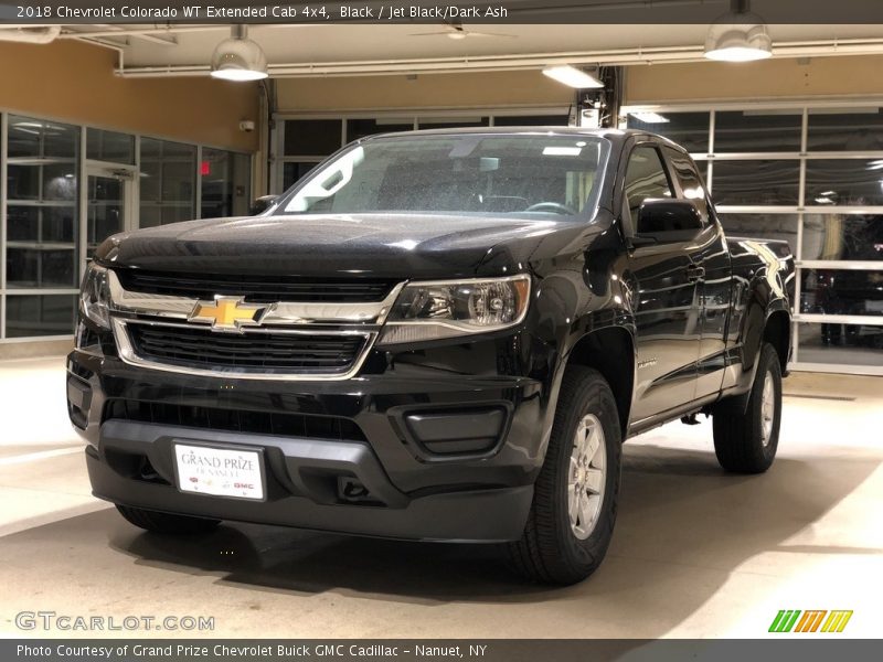 Black / Jet Black/Dark Ash 2018 Chevrolet Colorado WT Extended Cab 4x4