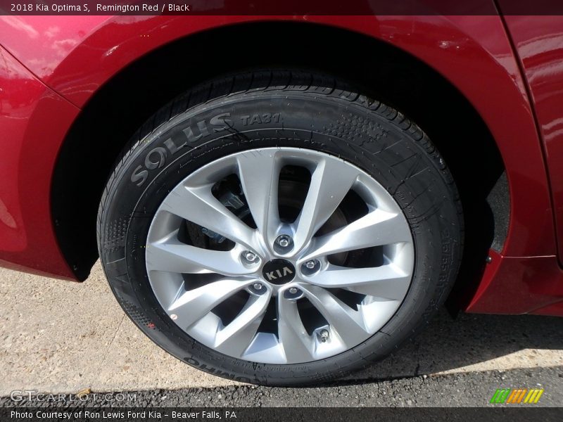 Remington Red / Black 2018 Kia Optima S