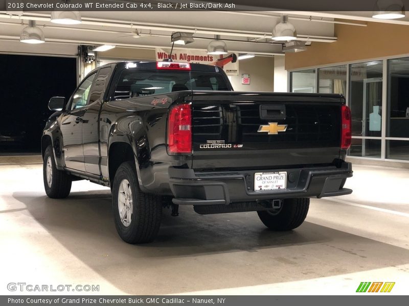 Black / Jet Black/Dark Ash 2018 Chevrolet Colorado WT Extended Cab 4x4