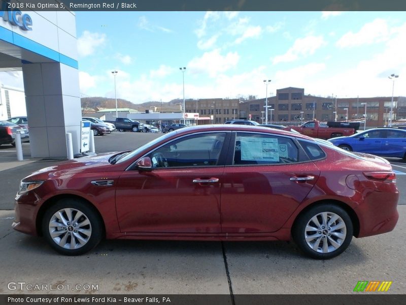 Remington Red / Black 2018 Kia Optima S
