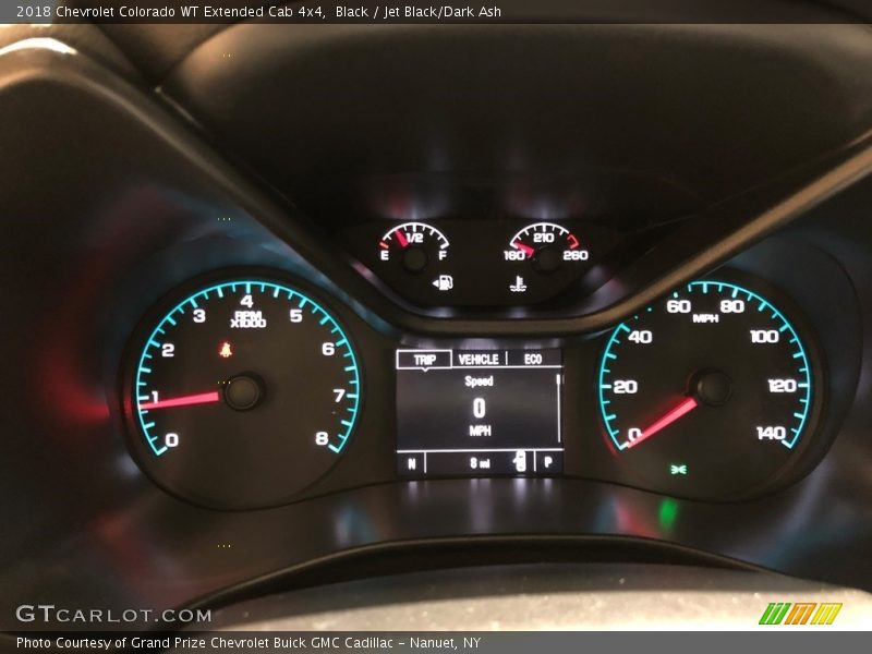 Black / Jet Black/Dark Ash 2018 Chevrolet Colorado WT Extended Cab 4x4
