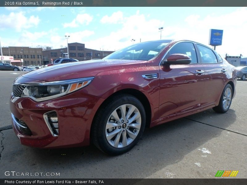 Remington Red / Black 2018 Kia Optima S
