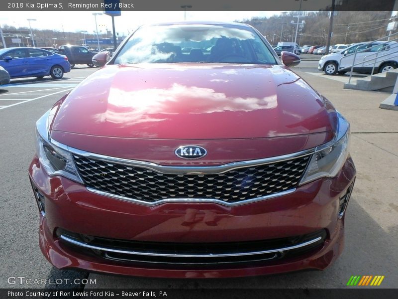 Remington Red / Black 2018 Kia Optima S