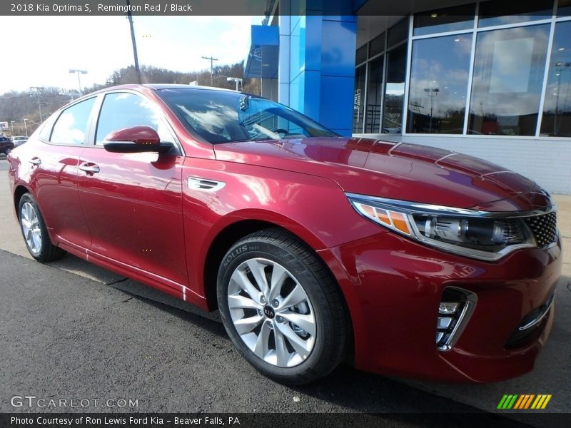Remington Red / Black 2018 Kia Optima S