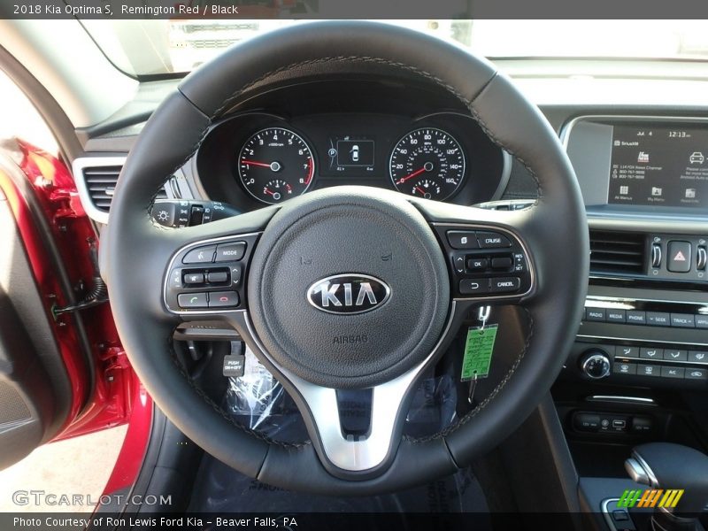 Remington Red / Black 2018 Kia Optima S