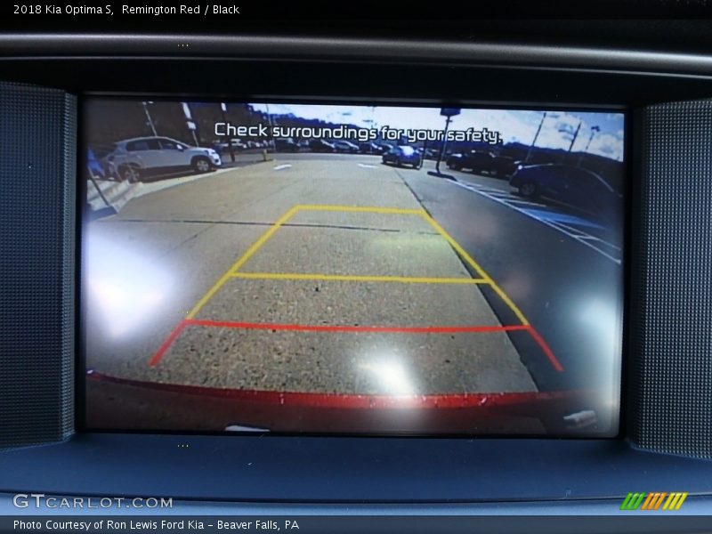 Remington Red / Black 2018 Kia Optima S