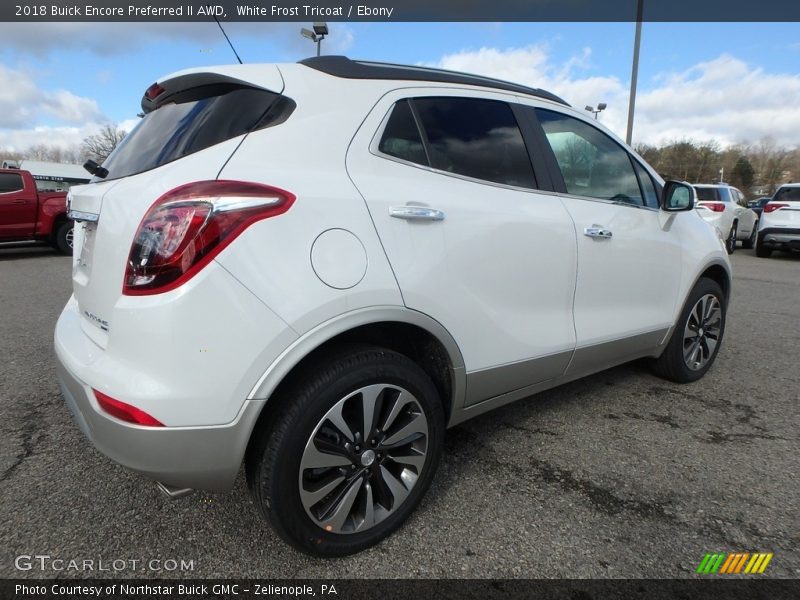 White Frost Tricoat / Ebony 2018 Buick Encore Preferred II AWD