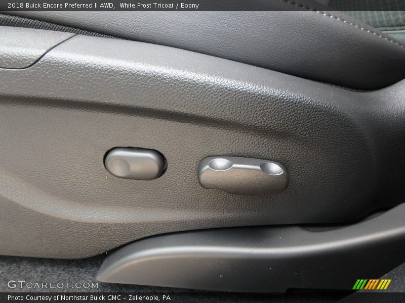 White Frost Tricoat / Ebony 2018 Buick Encore Preferred II AWD