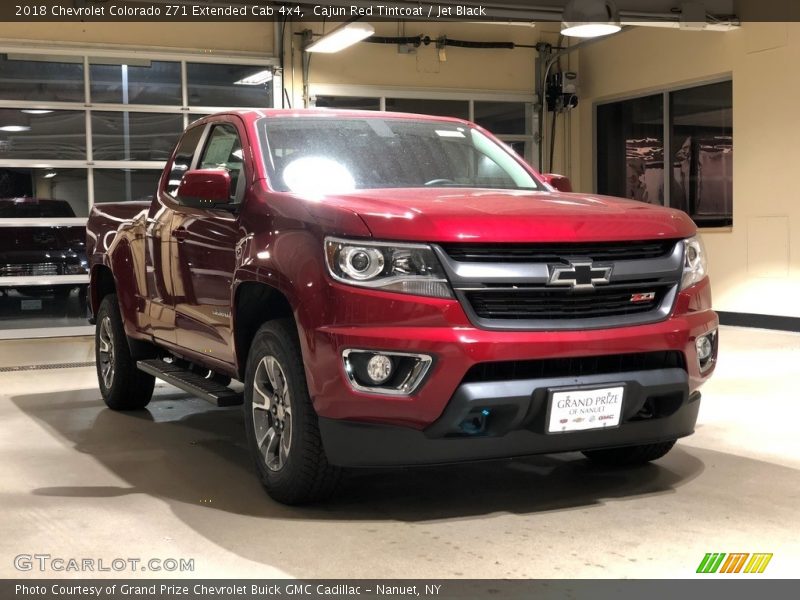 Cajun Red Tintcoat / Jet Black 2018 Chevrolet Colorado Z71 Extended Cab 4x4