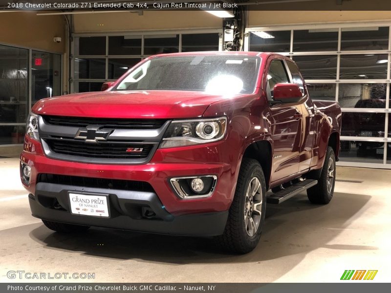 Cajun Red Tintcoat / Jet Black 2018 Chevrolet Colorado Z71 Extended Cab 4x4