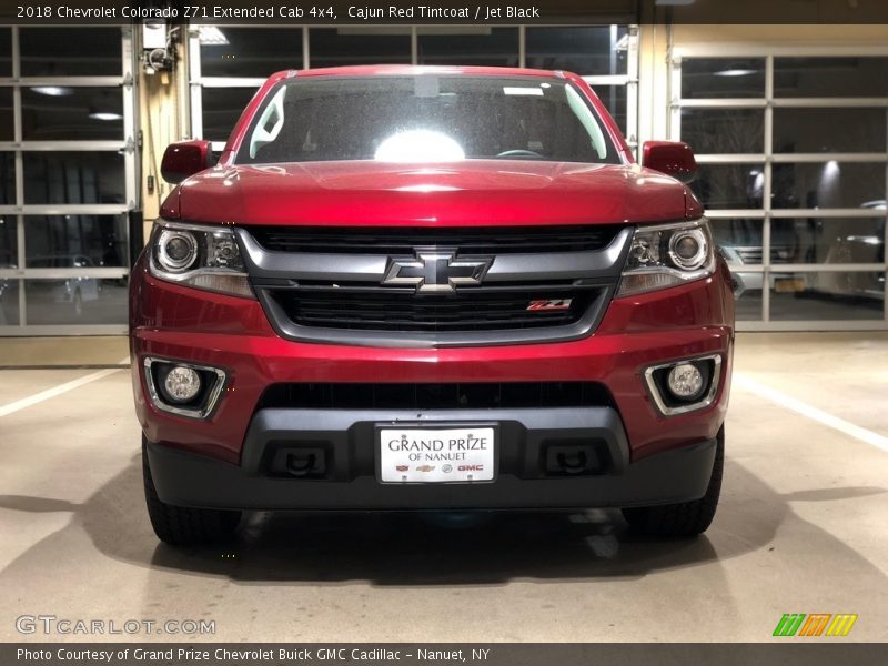 Cajun Red Tintcoat / Jet Black 2018 Chevrolet Colorado Z71 Extended Cab 4x4