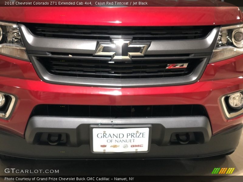 Cajun Red Tintcoat / Jet Black 2018 Chevrolet Colorado Z71 Extended Cab 4x4