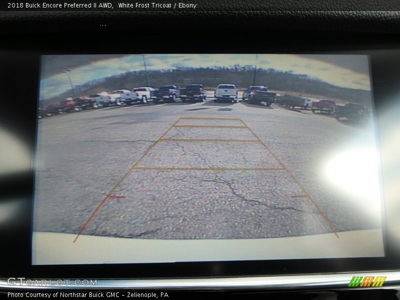 White Frost Tricoat / Ebony 2018 Buick Encore Preferred II AWD