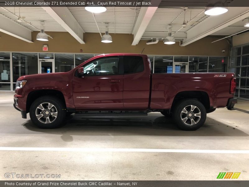 Cajun Red Tintcoat / Jet Black 2018 Chevrolet Colorado Z71 Extended Cab 4x4