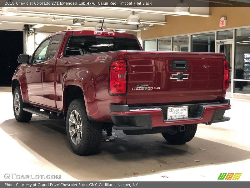 Cajun Red Tintcoat / Jet Black 2018 Chevrolet Colorado Z71 Extended Cab 4x4