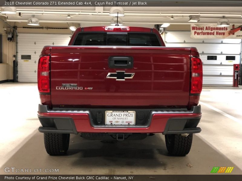 Cajun Red Tintcoat / Jet Black 2018 Chevrolet Colorado Z71 Extended Cab 4x4