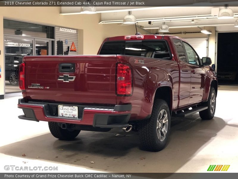 Cajun Red Tintcoat / Jet Black 2018 Chevrolet Colorado Z71 Extended Cab 4x4