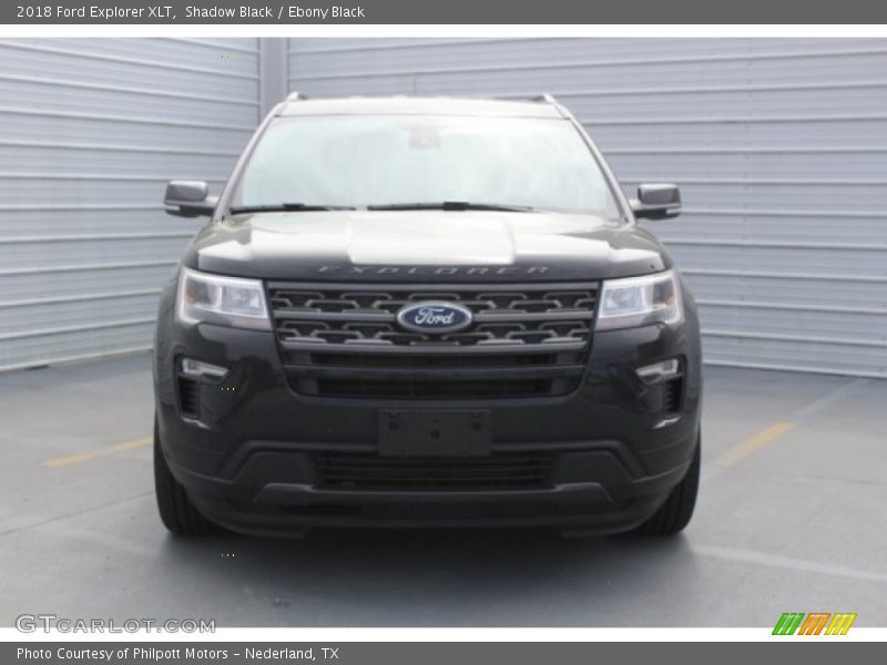 Shadow Black / Ebony Black 2018 Ford Explorer XLT